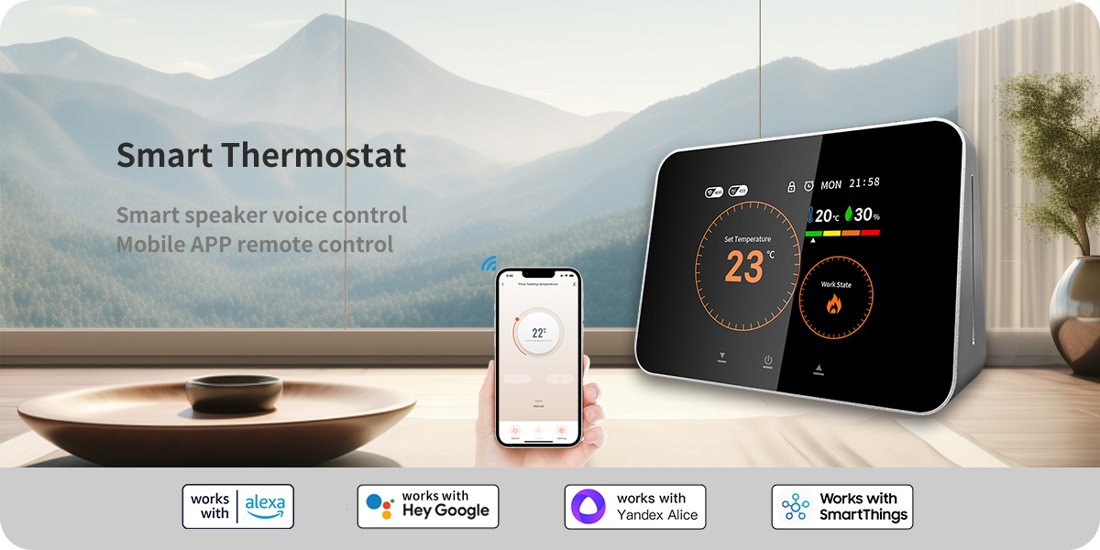 AE-630 Boiler Heating Smart Thermostat smart thermostat product view 3