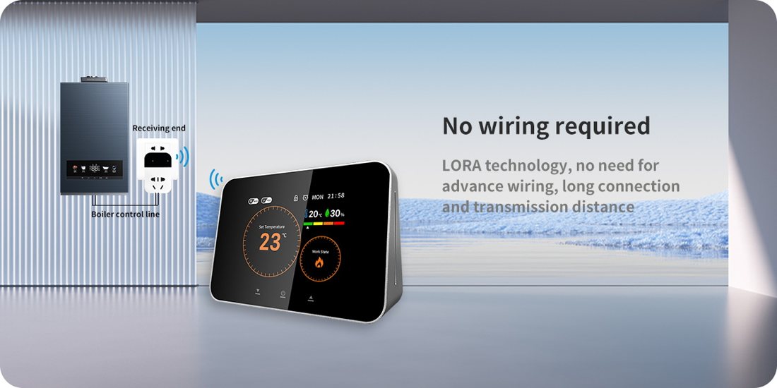 AE-630 Boiler Heating Smart Thermostat smart thermostat product view 4