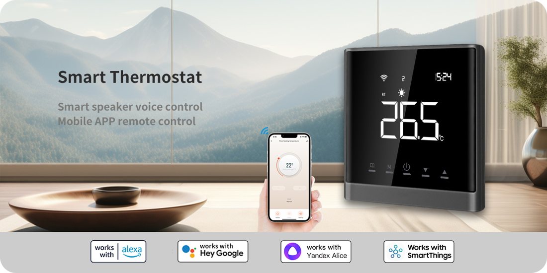 AE-668D Boiler Heating Smart Thermostat smart thermostat product view 4