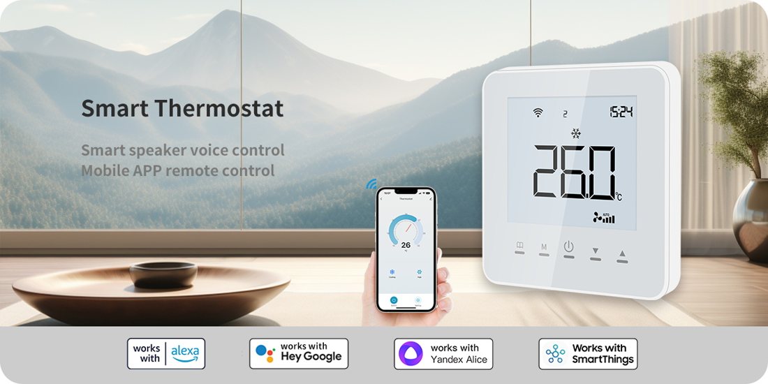 AE-5501K FCU Smart Thermostat smart thermostat product view 4