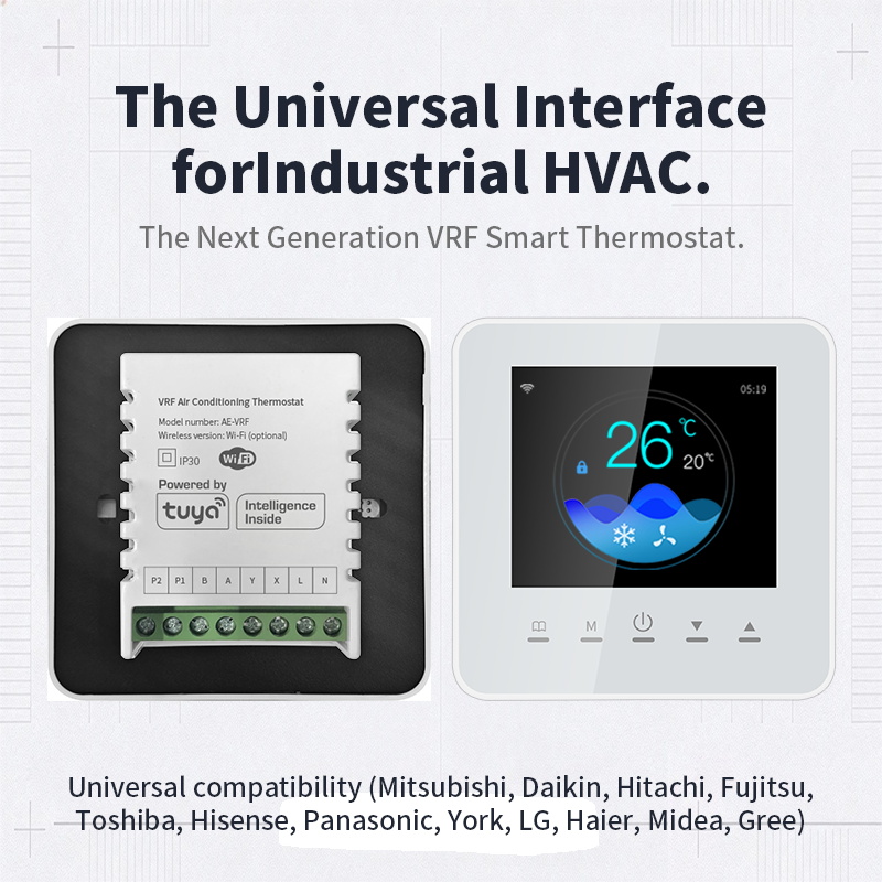 S20 configurable multi-brand VRF smart thermostat